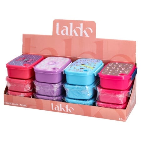 FOODY CLASS,KUTIJA ZA UŽINU,PLASTIČNA,765ml,DEVOJČICE MIKS 140944